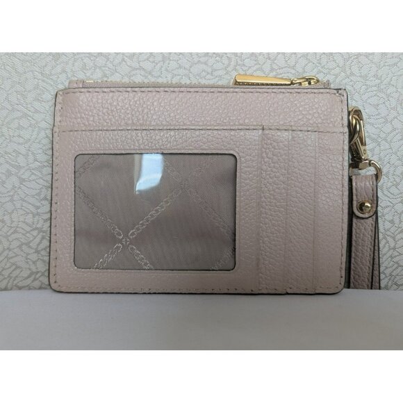 Michael Kors Leather Coin Purse Wristlet With Internal Keychain Pink Gold $78 - Picture 3 of 12